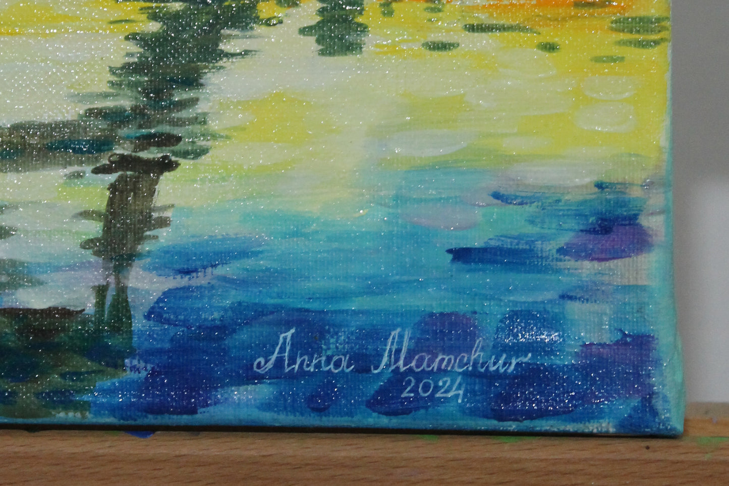 Reflets de Paris — peinture originale