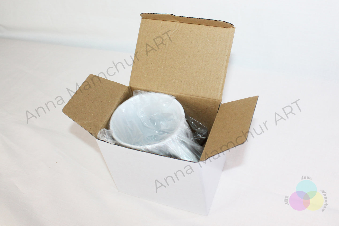 Tasse avec le Musée d’Orsay en style aquarelle — Paris | Design artistique d’Anna Mamchur — 005PAA01M